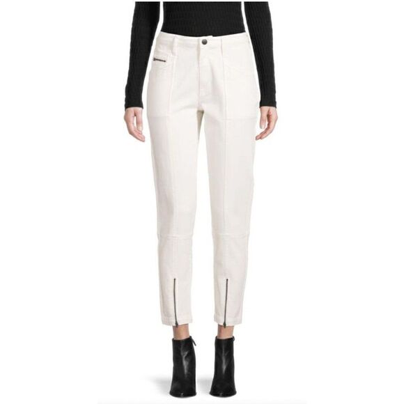 Joie Emersyn Utilitarian Jeans in White Sand Size 27 - Picture 1 of 5
